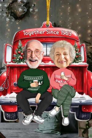Couple Photo Ornament